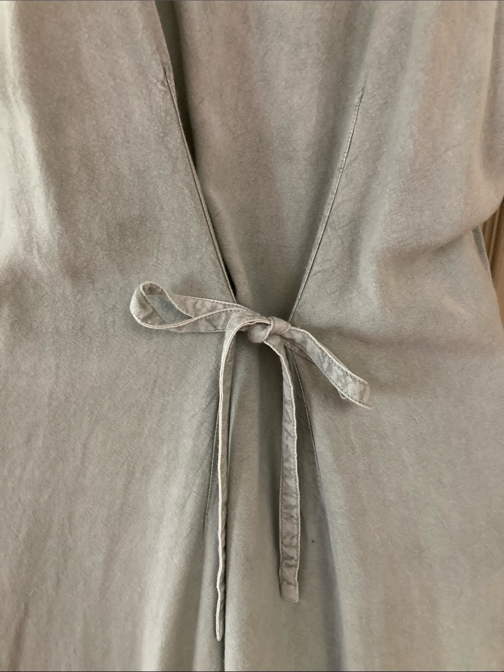 Indian Viscose Adjustable Maxi Dress Light Green with Gorgeous Hand Embroidery - Picture 8 of 9
